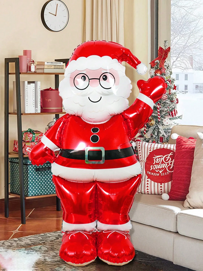Extra Large Christmas Stand Foil Balloon Santa Claus Snowman Party Decoration Christmas Eve New Yea 2