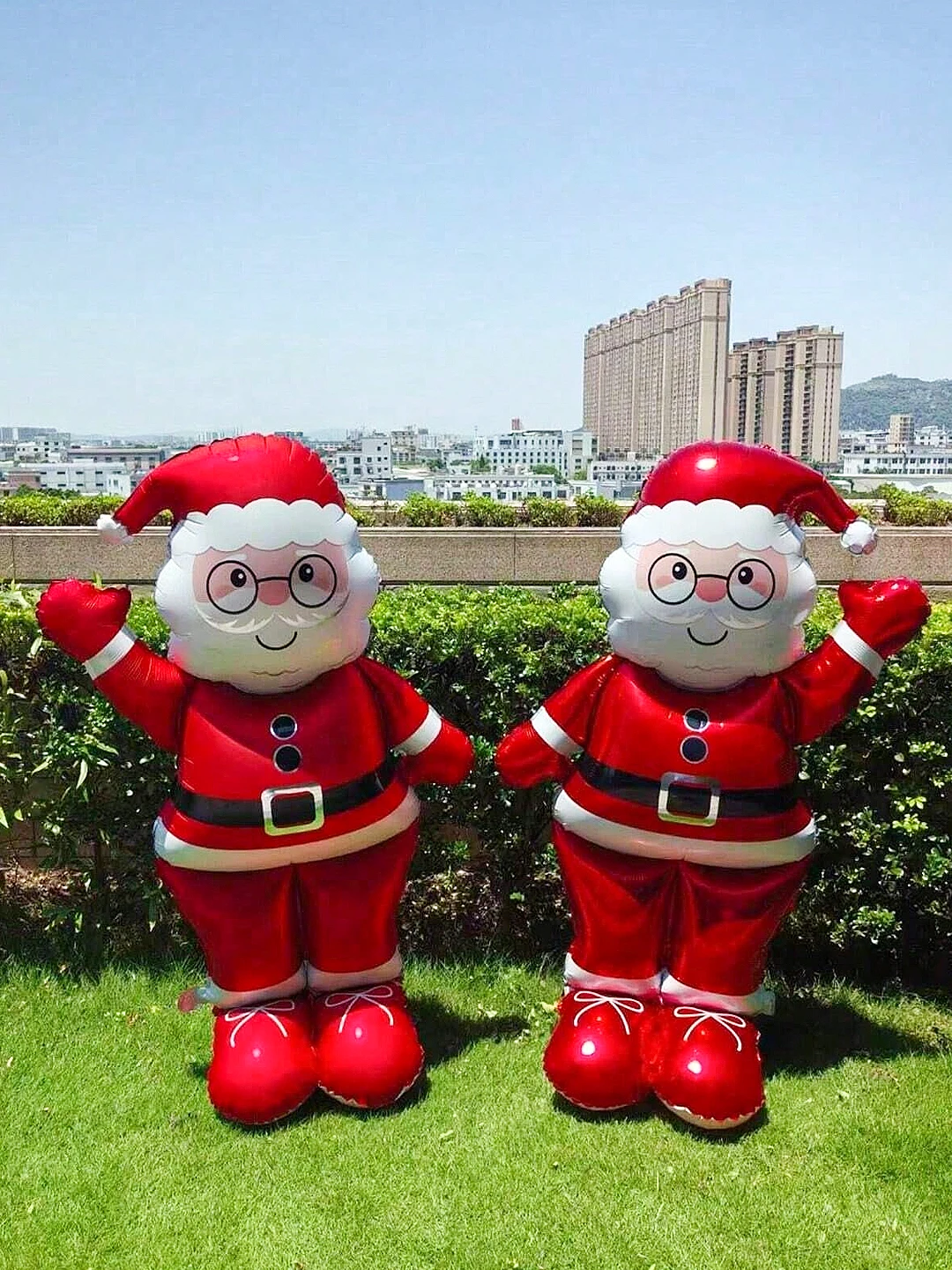 Extra Large Christmas Stand Foil Balloon Santa Claus Snowman Party Decoration Christmas Eve New Yea 3