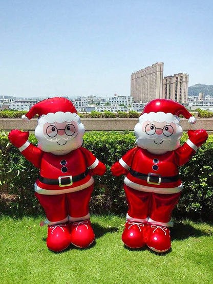 Extra Large Christmas Stand Foil Balloon Santa Claus Snowman Party Decoration Christmas Eve New Yea 3