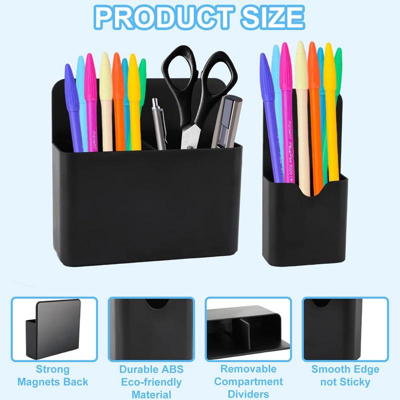 Magnetic Cup Locker Organizer, Strong Magnets, Magnetic Pen Holder, Dry Erase Marker Storage Holder