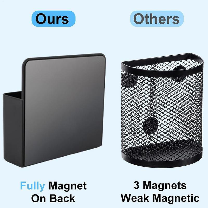 Magnetic Cup Locker Organizer, Strong Magnets, Magnetic Pen Holder, Dry Erase Marker Storage Holder