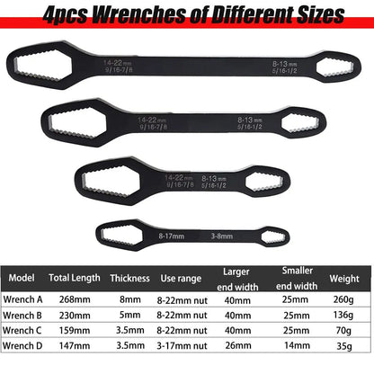 Universal SelfTightening Torx Adjustable Wrench 822mm  HeavyDuty MultiPurpose Spanner For Auto  Hom 1
