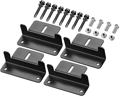 PV Panel Roof Solar Mounting Kit Aluminum Brackets For Car Boat RV Yacht Installation 1
