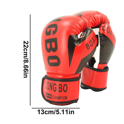 Punching Training Gloves, Kids Leather Boxing Mitts, Children Gym Workout Hand Protector