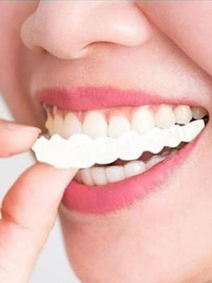 Snap On Teeth Veneers Temporary Dentures For Men And Women Instant Confident Smile Cover Oral Hygie 1