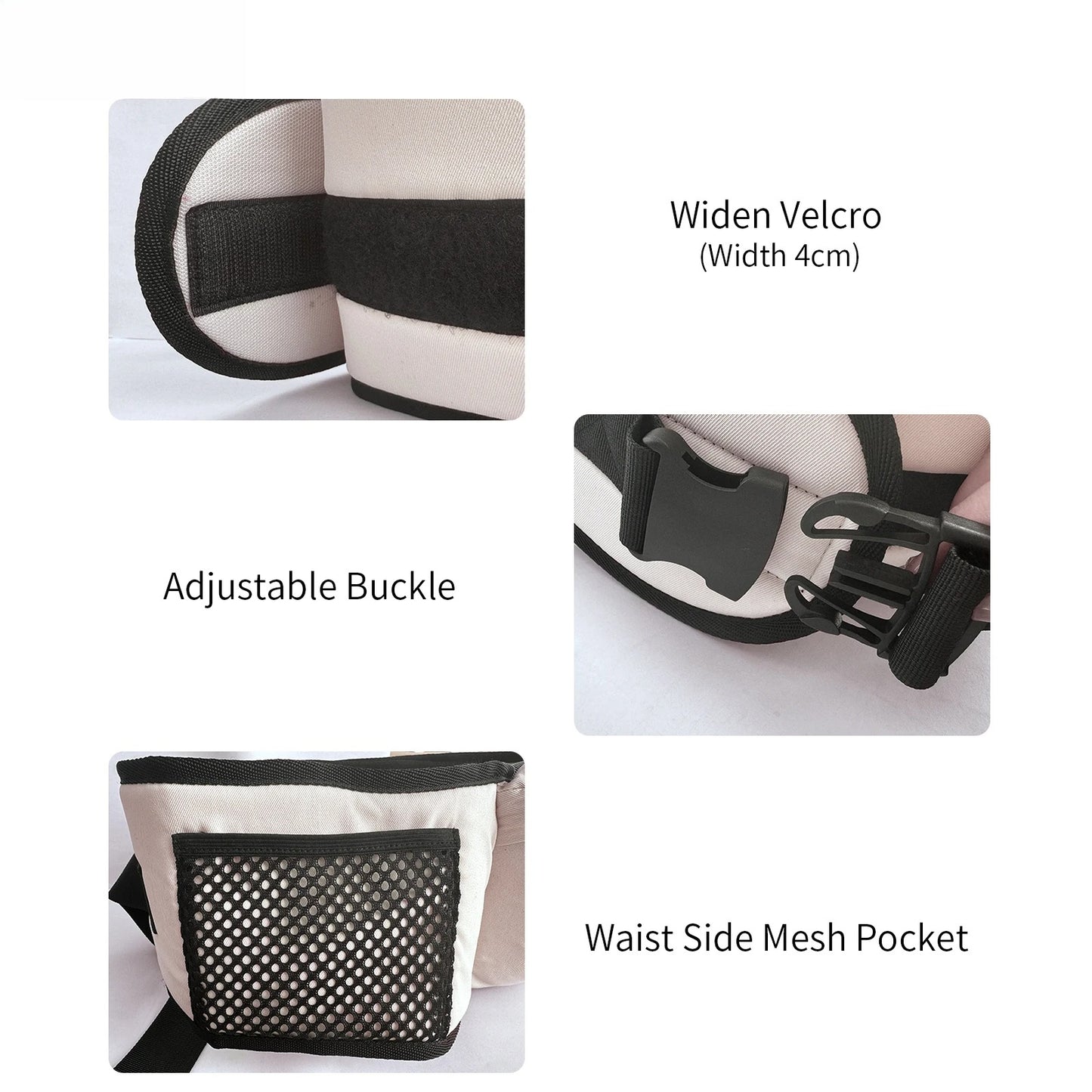Adjustable Baby Waist Carrier Multifunctional Baby Sling Backpack Infant Hipseat Belt 3