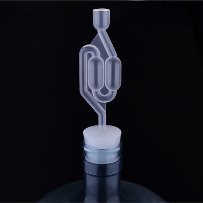 SShape Airlocks For Homebrew Carboys Stopper Fermenter Seal Valve Wine Making With Food Grade Gromm 5