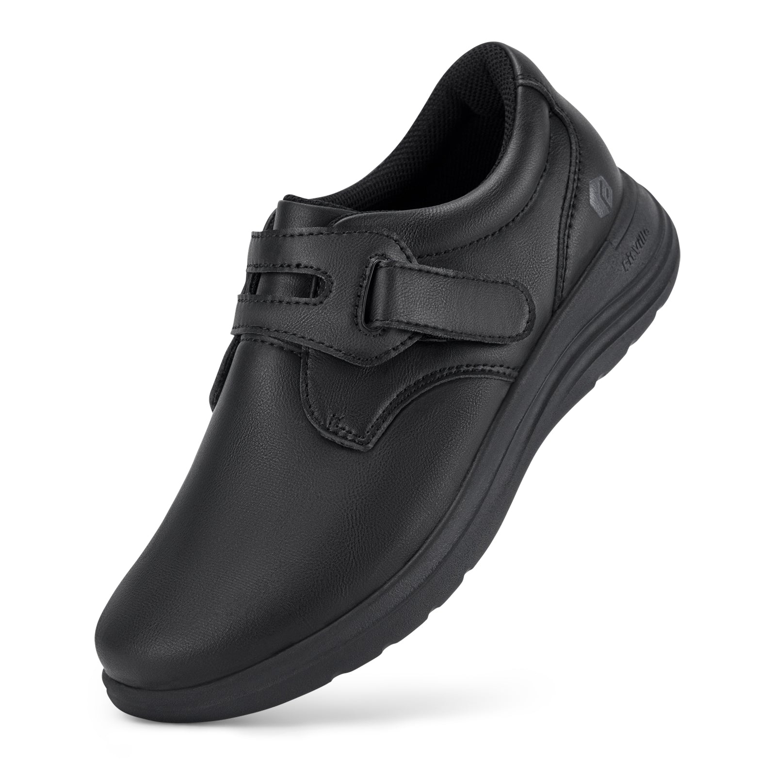 Extra Wide Womens Leather Shoes SlipOn Walking Shoes For Diabetic Feet With Arch Support And Comfor 6