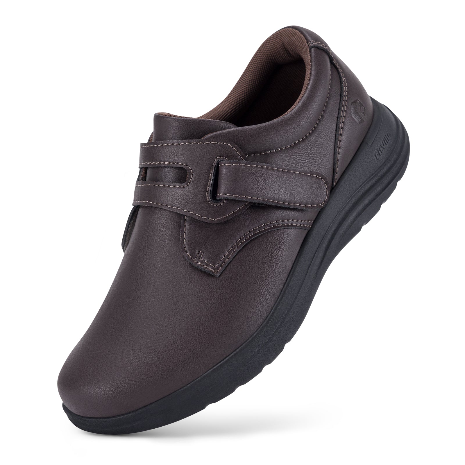Extra Wide Womens Leather Shoes SlipOn Walking Shoes For Diabetic Feet With Arch Support And Comfor 7