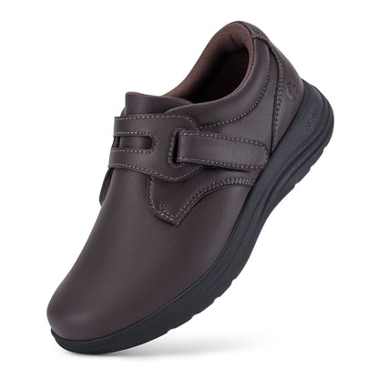 Extra Wide Womens Leather Shoes SlipOn Walking Shoes For Diabetic Feet With Arch Support And Comfor 7