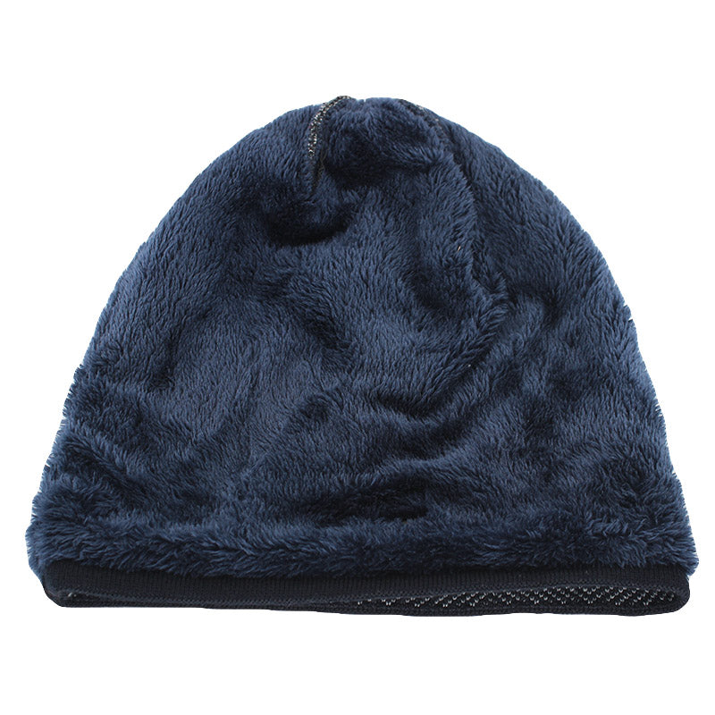 Unisex Winter Warm Beanie Hat For Men Cotton Wool Skullies Fashion Knitted Hat Solid Outdoor Gorro  8