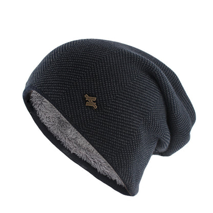 Unisex Winter Warm Beanie Hat For Men Cotton Wool Skullies Fashion Knitted Hat Solid Outdoor Gorro  1