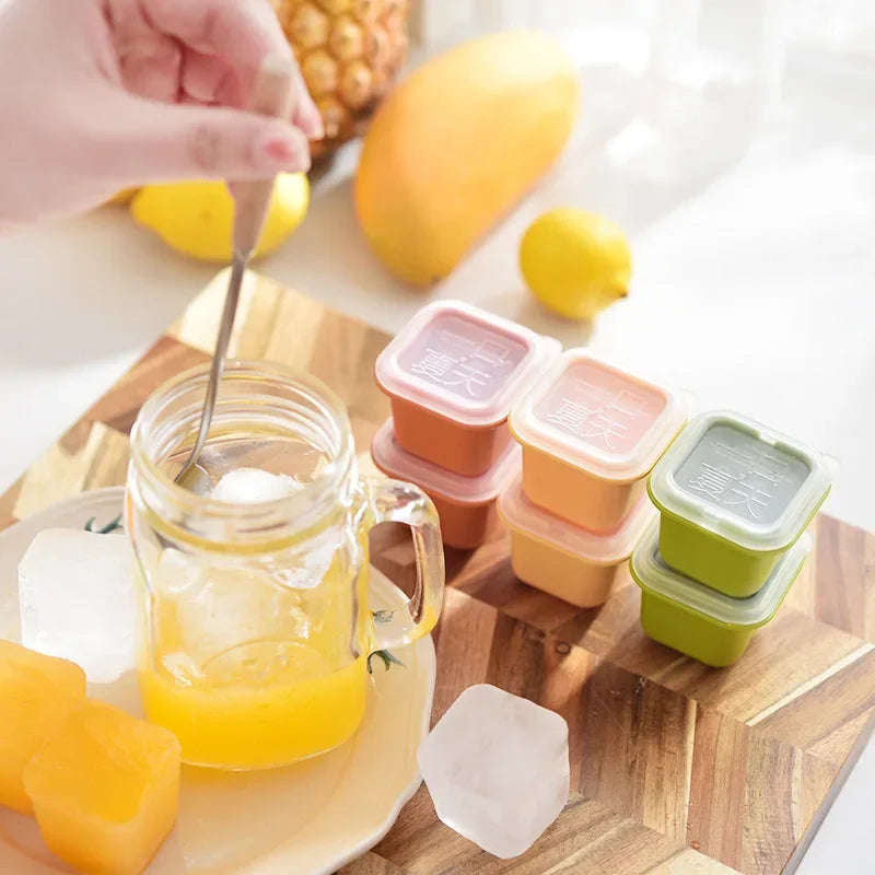 Creative Square Ice Cube Moulds Reusable Mini Ice Cube Makers For Whiskey Drink Freezing Kitchen To