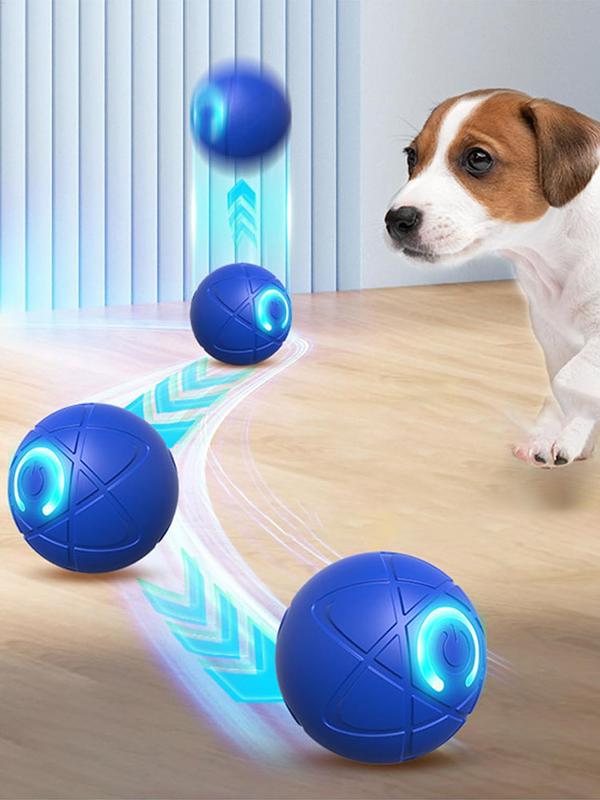 Automatic Rolling Ball Toys For Puppy, Active Vibrating Rolling Ball, USB Rechargeable Interactive Dog Toy For Dogs