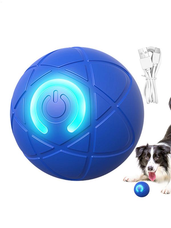 Automatic Rolling Ball Toys For Puppy, Active Vibrating Rolling Ball, USB Rechargeable Interactive Dog Toy For Dogs