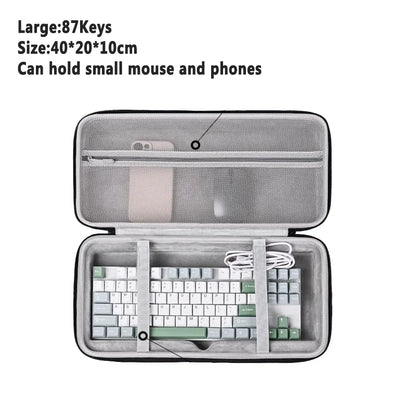 Portable EVA Hard Case Antifall Mechanical Keyboard Case Thickened Storage Bag 1