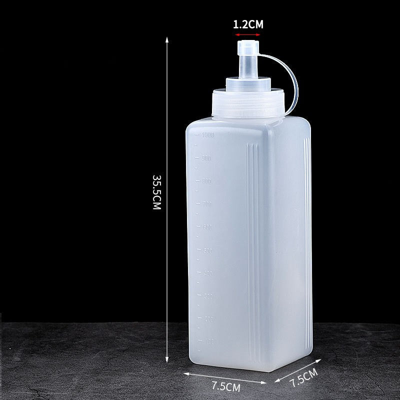 Squeeze Condiment Bottle With Lid Plastic Squeeze Bottle For Jam Salad Dressing Dispenser 7