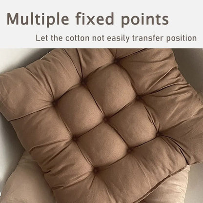 Linen Cushion Square Seat Pad With Pearl Cotton Filling For Chairs And Home Seating Comfort 3
