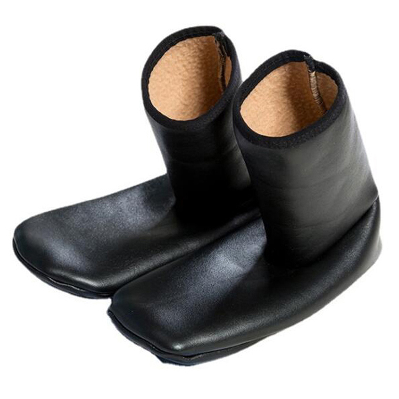 Soft NonSlip Socks Unisex Winter Warm Leather Thermal Boot Slipper Indoor House For Men Women 3