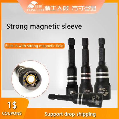 Ultimate DrilltoSocket Adapter Set  Magnetic Hex Socket Wrench Extension Kit 2