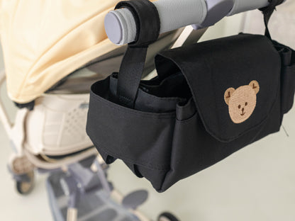Portable Baby Stroller Organizer For Carriages Newborn Trolley Travel Bag With Cup Holder 3