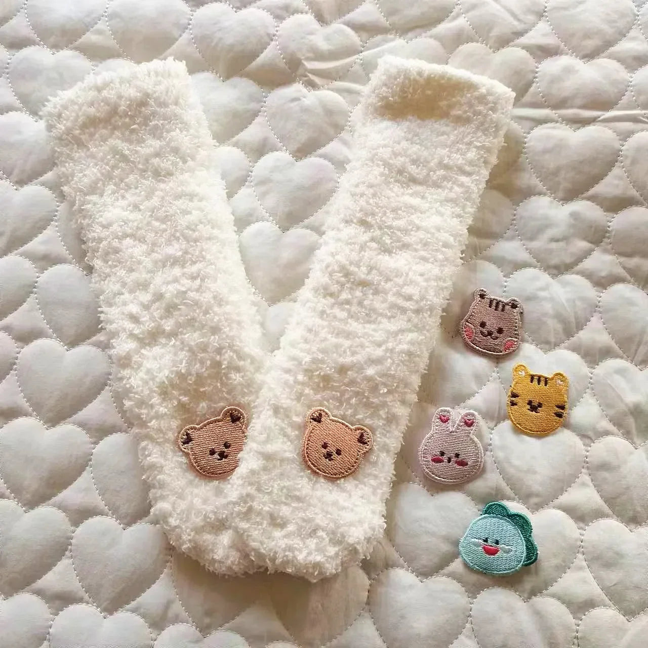 Thick Warm Long Socks For Toddler Winter Baby Socks AntiSlip Floor Socks 3
