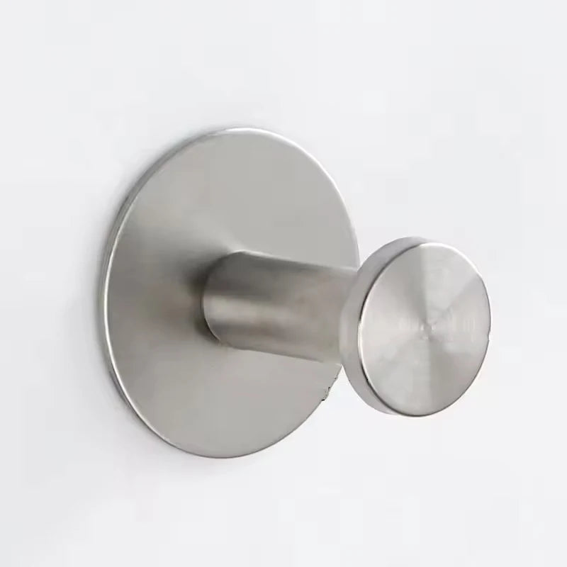 Wall Mount Towel Hooks Extra Sticky Stainless Steel Coat Rack Rustproof Holder For Kitchen Bathroom 3