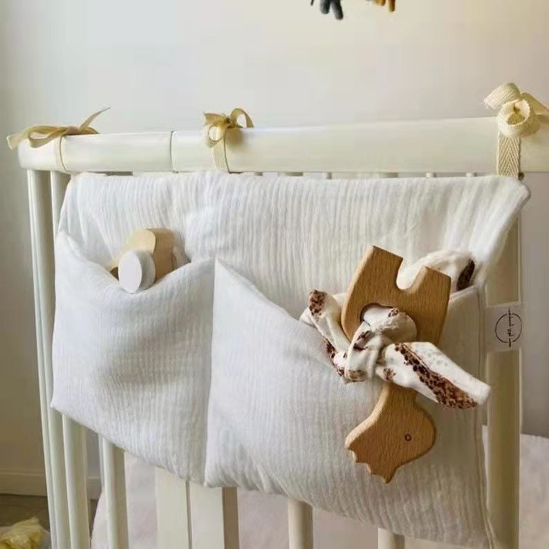 Multifunctional Newborn Bed Headboard Portable Baby Crib Storage Bag Diaper Bag For Kids Baby Items 2