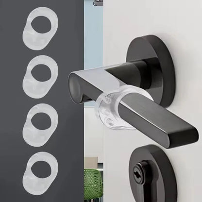 Silicone Door Stops Doorknob Bumper Crash Pads Wall Protection Handle Buffer Furniture Protector 1