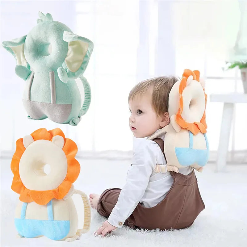 Baby Head Protector Cartoon Security Pillow Toddler Backpack Pillow Safety Pad Cushion 1