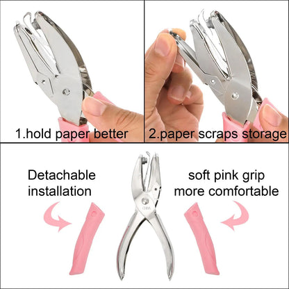 CuteCraft SingleHole Paper Puncher  Star Heart  Circle DIY Shape Cutter 2