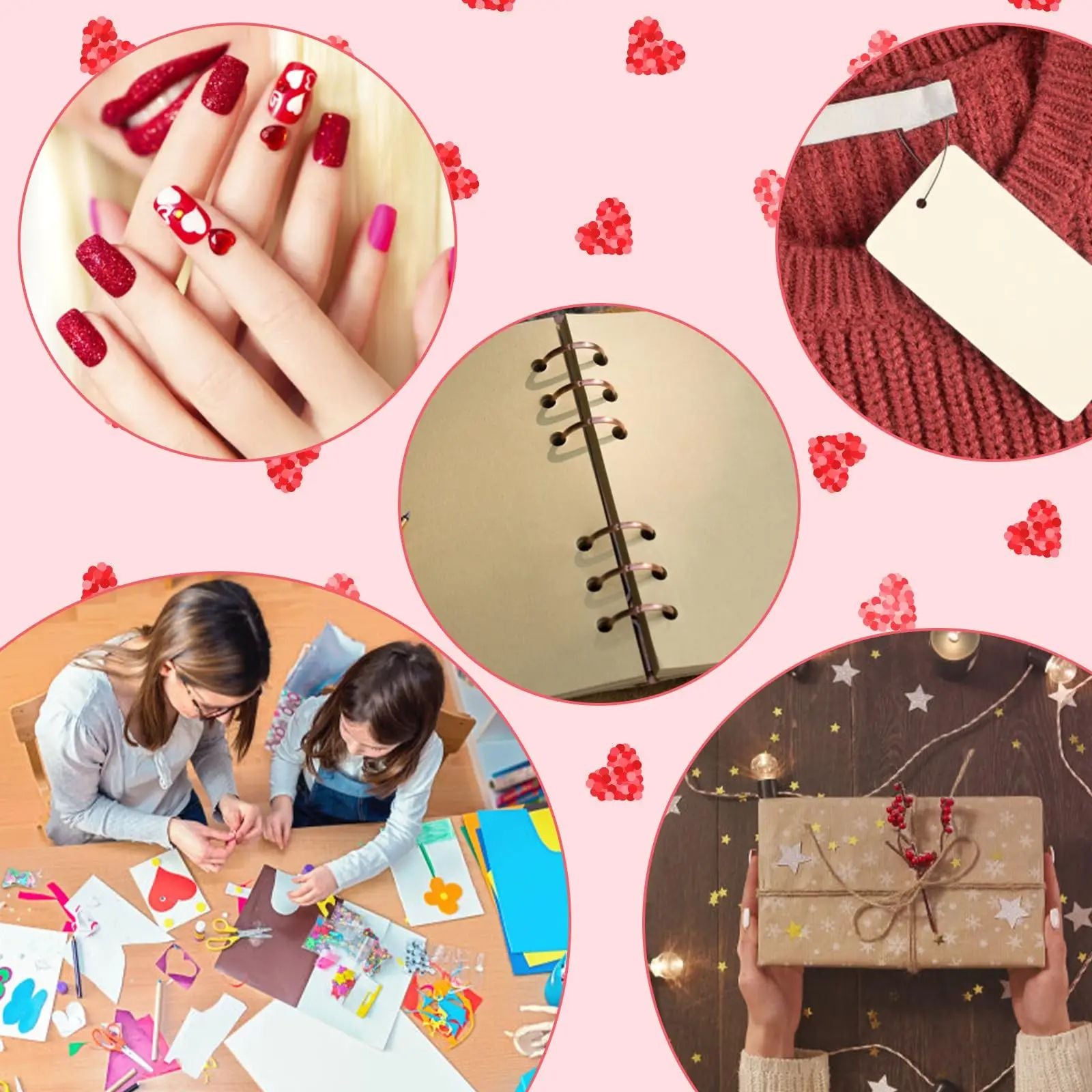 CuteCraft SingleHole Paper Puncher  Star Heart  Circle DIY Shape Cutter 3