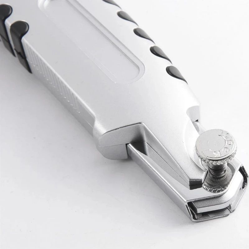 PrecisionPro Retractable Stainless Steel Utility Knife  Includes 5 Extra Blades 5