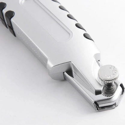 PrecisionPro Retractable Stainless Steel Utility Knife  Includes 5 Extra Blades 5
