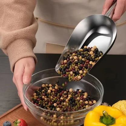 Stainless Steel Ice Shovel MultiFunctional Measuring Spoons For Flour Coffee Beans Grain And More 1