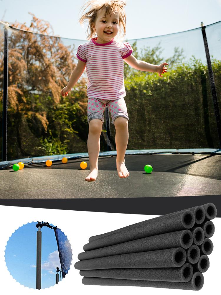 Secure Fit Trampoline Enclosure Protection Pole Cover Tubes Padding For Indoor Outdoor Use 4