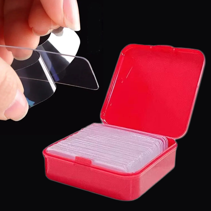 60Pcsset Multifunctional Double Sided Adhesive Tape Waterproof Removable Reusable Mounting Tape For 4