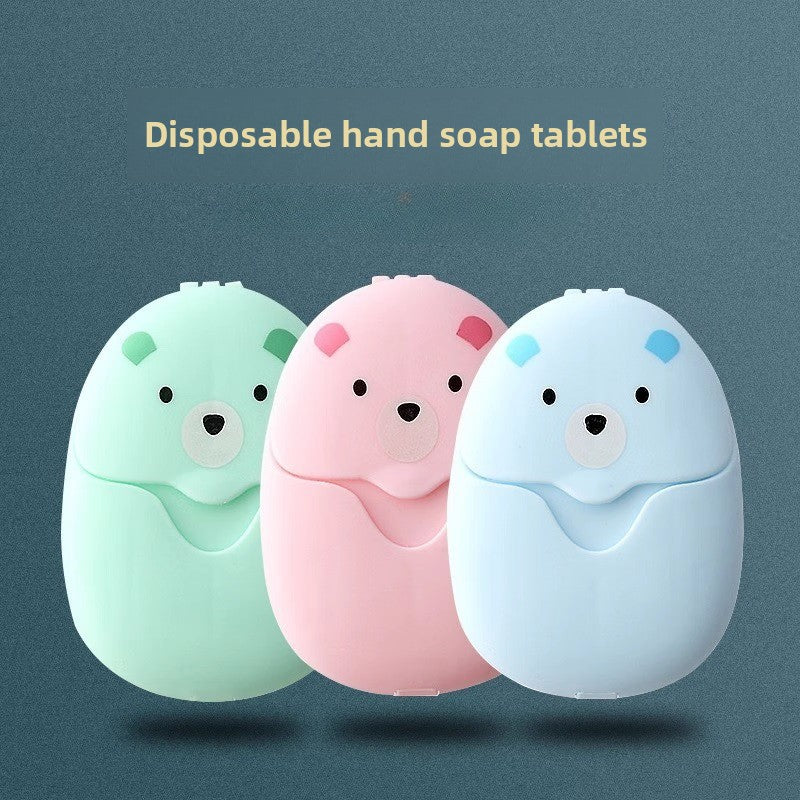 Travel Soap Sheets Portable Soap Paper Fragrance Foam For Outdoor Hand Bath And Camping Cleaning 1