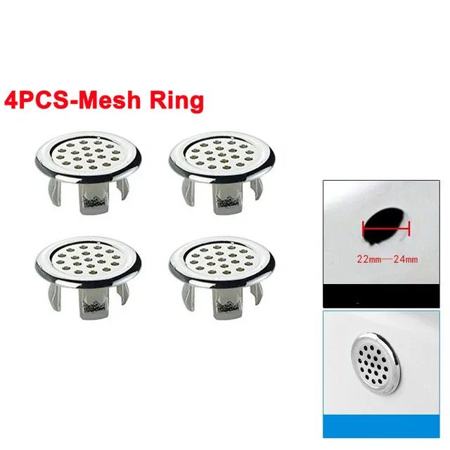 Premium Overflow Drain Cover Set For Sinks  Bathtubs  Circular Decorative Basin Caps 6