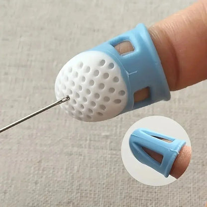 2 Pack Soft Silicone Sewing Thimbles  Anti Slip Comfortable Grip For Embroidery And Crafting 4