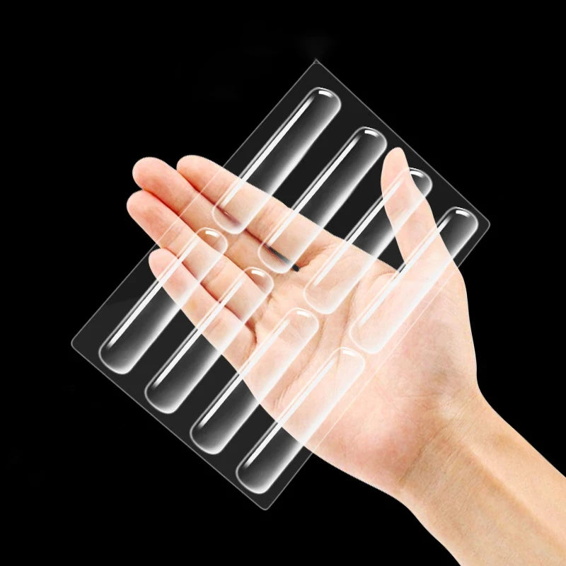 Self Adhesive Buffer Bumper, Mute Protection Pad, Anti-collision Silicone Door Stopper for Cabinets, Drawers, Toilets