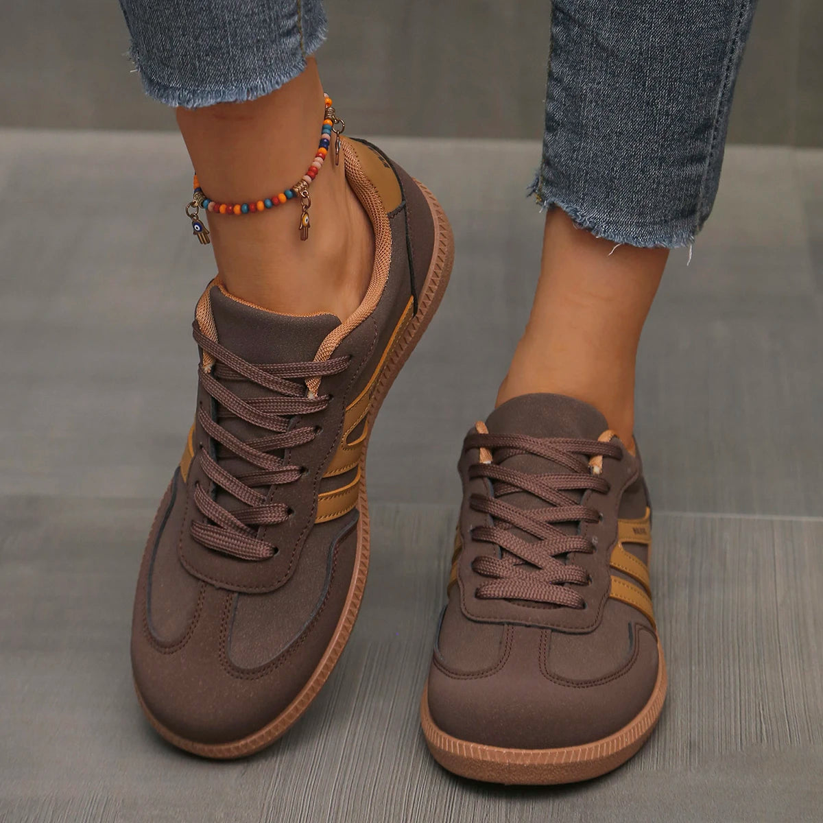 Spring Women Sneakers Lightweight Comfortable Flat Loafers Soft Slip On Shoes Luxury Outdoor Sneake 3