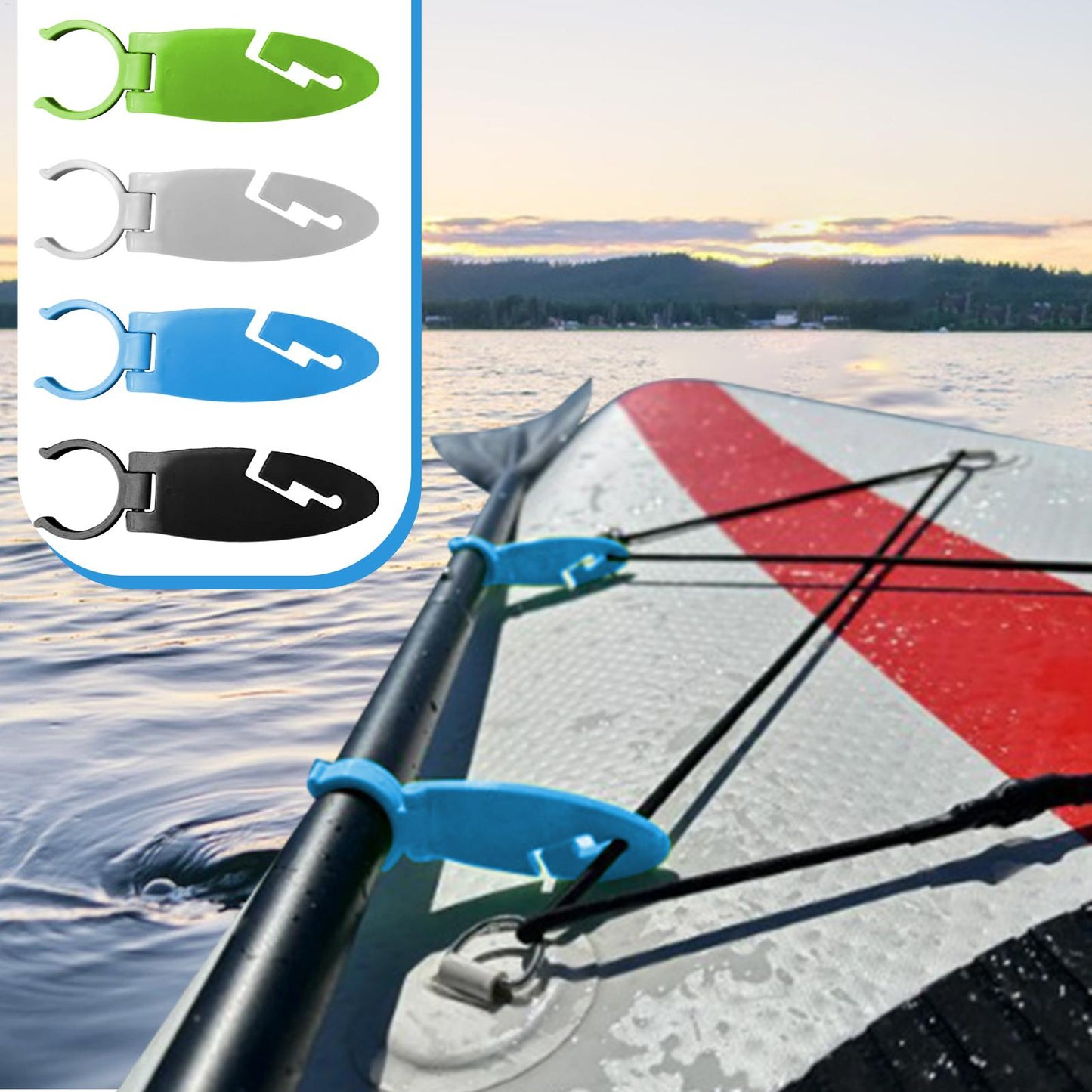 Water Sports Supplies Expandable Fixing Clips Paddle Board Fasten Clip Fix 5
