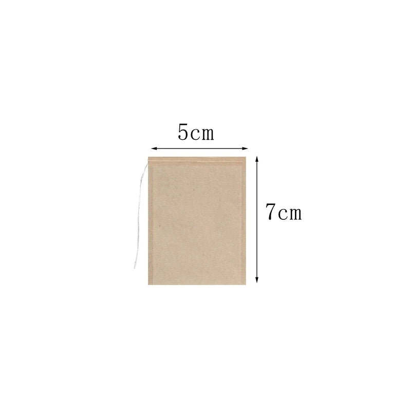 Tea Bags With Drawstring Filter For Coffee Herbal Tea And Powdered Medicine Biodegradable Paper Bag 6