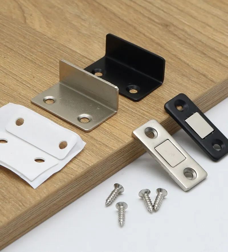 UltraThin Magnetic Latch Door Closer  Invisible Cabinet Catch For Secure Quiet Closure 4