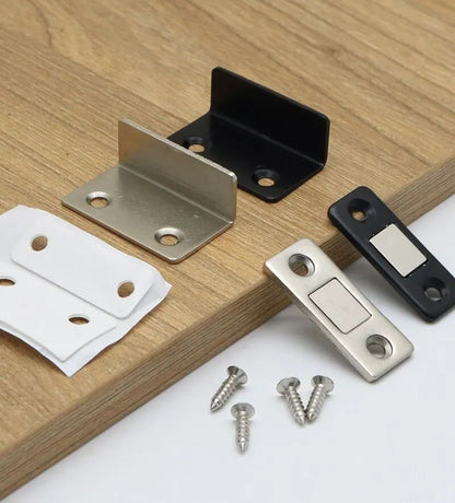 UltraThin Magnetic Latch Door Closer  Invisible Cabinet Catch For Secure Quiet Closure 4