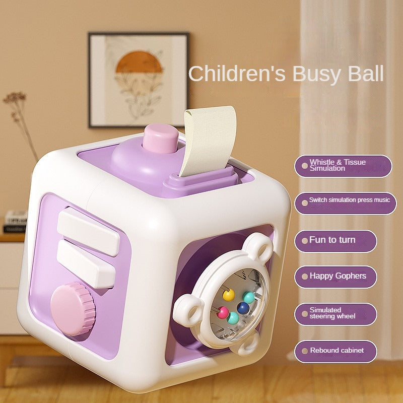 Sensory Busy Board Montessori Educational Toys Baby Practice Skills Drawer Cube Fidget Educational  6