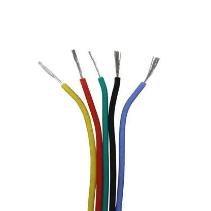 Premium 18 AWG Stranded Copper Wire Set  Flexible Tinned Copper Hookup Wire 5Color Kit 164 Ft Per R 4
