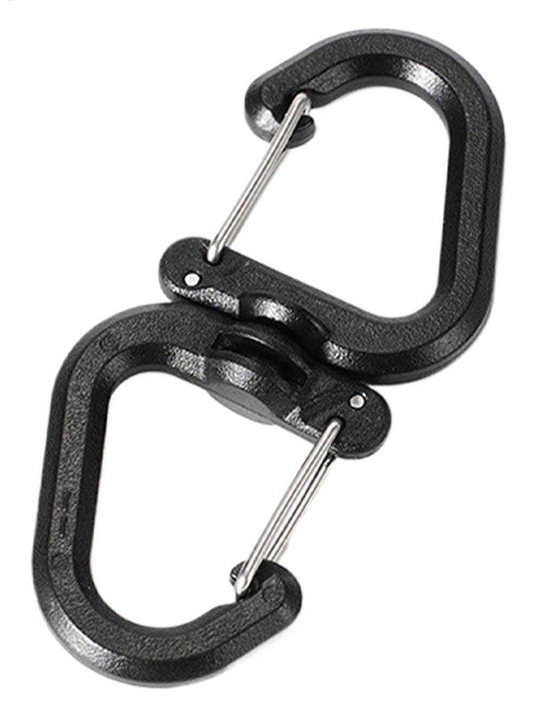 Camping Double Hook Backpacks Carabiner, Swivels, Portable S Chain Hook Buckles Accessory