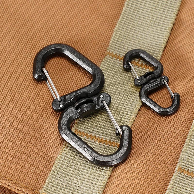 Camping Double Hook Backpacks Carabiner, Swivels, Portable S Chain Hook Buckles Accessory